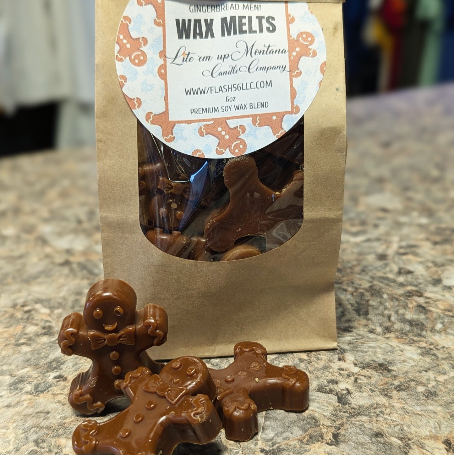 Gingerbread Men wax melts